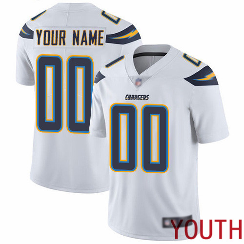 Limited White Youth Road Jersey NFL Customized Football Los Angeles Chargers Vapor Untouchable